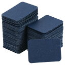 PATIKIL イヤリングディスプレイカード イヤリング展示カード 500個入り ペーパーイヤリングホルダー 空白タグ 長方形板紙 イヤリングイヤースタッド 掛け用 スタイル2 ブルー