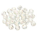 PATIKIL 直径10mm アクリルビーズ ジュエリー制作 100個入り モザイク アクリルラウンドビーズ スペーサービーズ ブレスレット ピアス ネックレス...