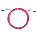 PATIKIL 3 m縄跳びケーブル 交換ケーブル 2.5mm プロ縄跳び ワイヤー交換 高速縄跳び ピンク(4)