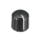 20 個 15 × 13.5mm プラスチックポテンショメータロータリーノブ 4 × 6mm直径 Dシャフトギターボリュームノブ