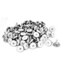 家具グライド プラスチック製シルバートーン スキューアンタイプ M8x20mm 100個入り