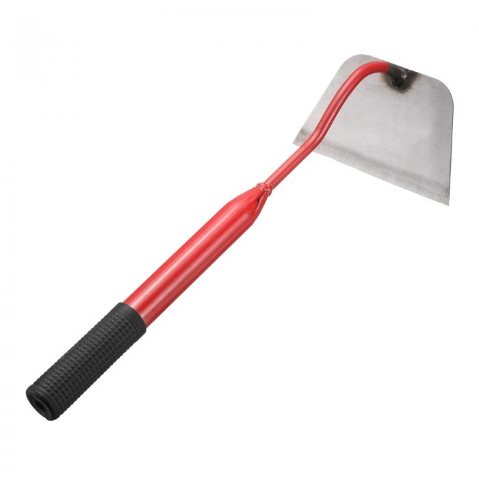 ガーデンホー 16.14" x 6.3" スチールホー ガーデンツール 防錆 滑り止めハンドル付き エッジャー 除草..