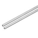 アルミ製チューブ ストレートチューブ 合金6063製 シームなし 長さ30cm 内径2mm 外径3 mm 2個入