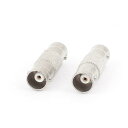 BNCメス−メスコネクタ RG59同軸コネクタ カプラ アダプタ CCTV カメラ 2個入り