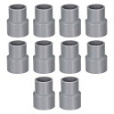 ?縮径管カップリング?32mm x 25mm?DWVパイプ継手?グレー 10個入り