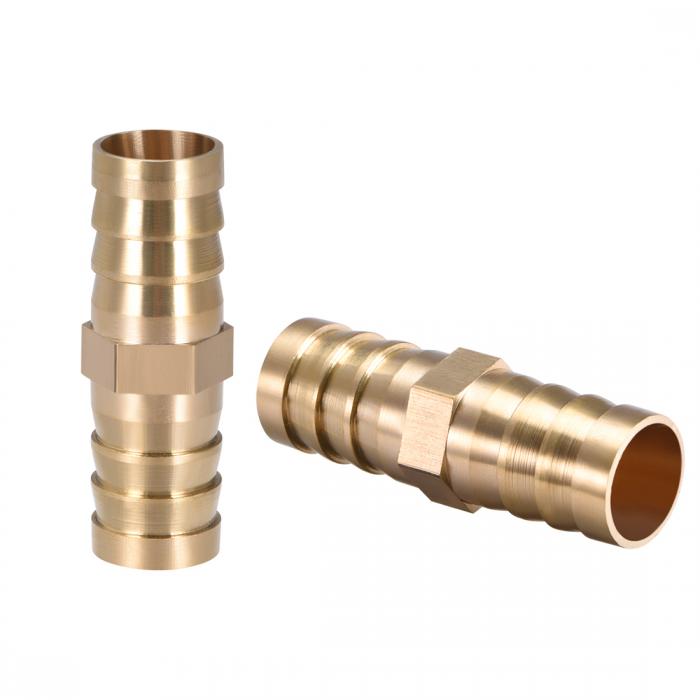バーブホースフィッティング 真鍮バーブホース フィッティング ストレート コネクター ジョイナー エア..