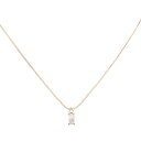 PATIKIL 女性用誕生石ネックレス 長方形 キュービックジルコニアペンダントネックレス 上品 18K金色メッキ ダイヤモンドシンプルネックレス 女性用 誕生...