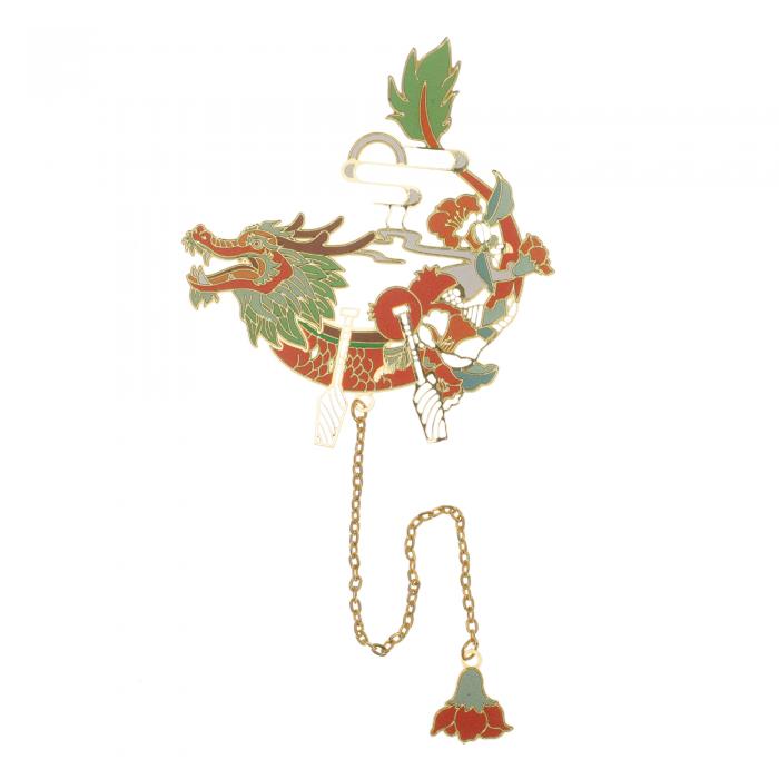 CAPASTEC しおり ブックマーク 栞 中国風 金属 友達 読者 本愛好家 読書用 オフィス用 プレゼント 龍舟