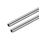 丸チューブ 丸管 丸棒 304ステンレス鋼 6mm OD 1mm 250mm長さ シームレス直管チューブ 2個入り