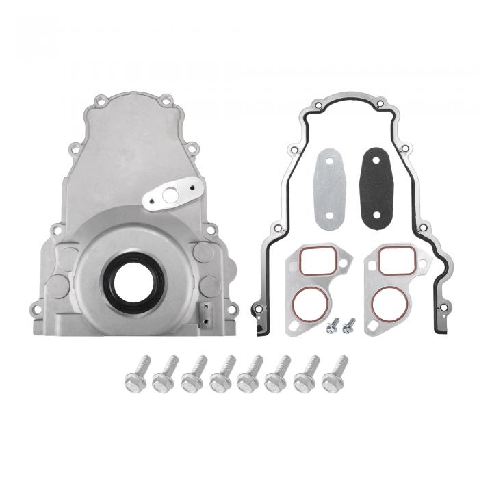 X AUTOHAUX LS2 LS3 Gen 4 LSx 4.8L 5.3L 6.0L 6.2Lエンジン用フロントタイミングカバーとガスケットのセット No.12600326