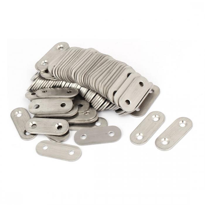 コーナーブレースプレート ステンレススチール ストレートプレートコネクタ 100個入り