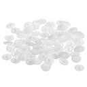 スクリューキャップカバー 12x3 mm プラスチック製 ネジ飾りカバー プラスカム用継手ナット セルフタッピンねじ ライトグレー 160個