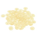 スクリューキャップカバー 12x3 mm プラスチック製 ネジ飾りカバー プラスカム用継手ナット セルフタッピンねじ ライトベージュ 160個