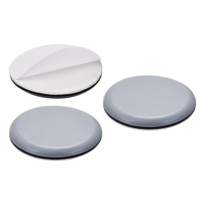 ラウンドPTFE家具スライダー 粘着性セルフスティック フローリング セラミックタイル 8個入り