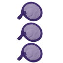 VOCOSTE 柔らかいフランネルパッド 再利用可能 化粧落としエコパッド フェイシャルメイククレンジング ほとんどの肌質用 3個 ラベンダーパープル