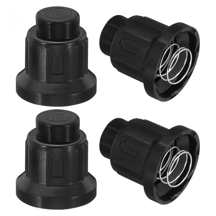 PATIKIL AAAバッテリー点火キャップ 4個セット AAAバッテリープッシュボタン点火キャップ プロパンガスファイヤーピット電子点火用 スイッチ交換ガスグリルスパークジェネレーター