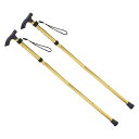 PATIKIL トレッキングポール 2個 折りたたみ式ハイキングポール 85 cm-95 cm 伸縮式折りたたみ杖 クイックロック アルミニウム合金 屋外 ハイ...