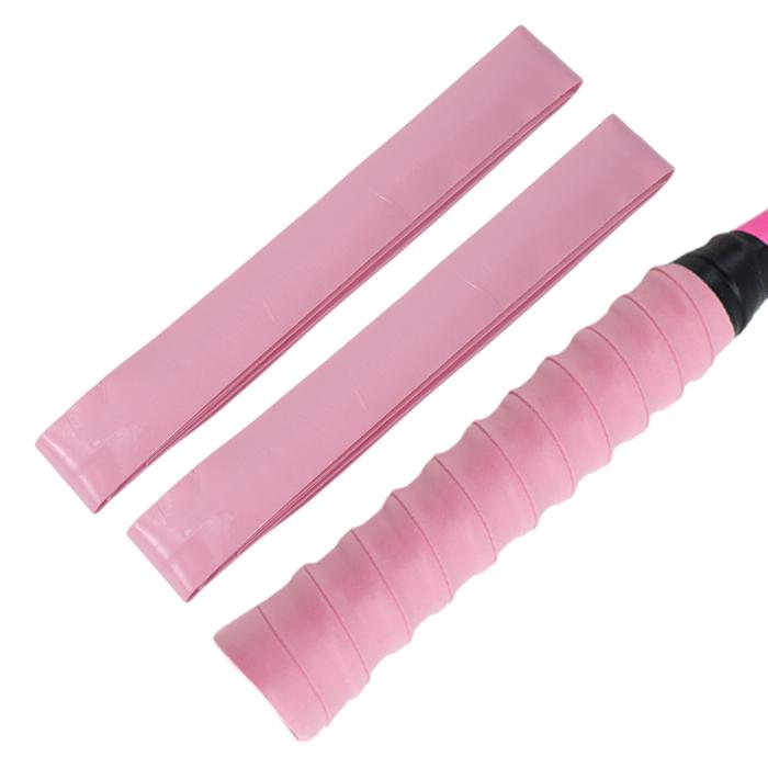 CAPASTEC グリップテープ テニス バドミントン 2本セット 凸凹仕様 グリップ テープ 衝撃吸収 滑り止め ラケット用 ウェットタイプ ライトピンク