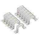 U形コネクタブラケット 38 x 42mm 304ステンレス鋼 ドアクローズド バーホルダー ストラットチャンネル用 12個入り