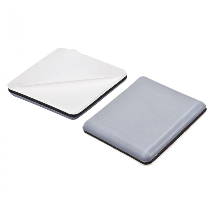 正方形PTFE家具スライダー 粘着性セルフスティック フローリング セラミックタイル カーペット用 8個入り