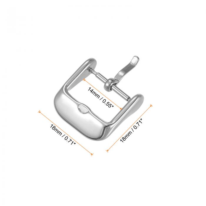 SUS316 ポリッシュド PVD ウォッチバックル ステンレス鋼 時計バンド用 14mm