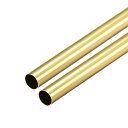真鍮丸管 300 mm長さ 0.2 mm壁厚さ シームレスストレートパイプチューブ 8mm外径 x 0.2mm壁厚,2個