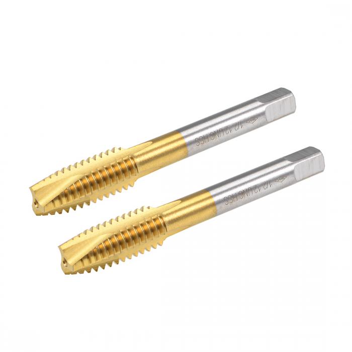 マシンタップ HSS製タップ チタニウムプレート 1/2-12 UNCスレッド ピッチ 3フルート 2個入