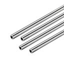 丸管 丸パイプ 丸棒 304ステンレス鋼 5mm OD 1mm 250mm長さ シームレス直管チューブ 4個入り