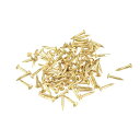 タイニーネイル ブラス ネイル 1mm x 8mm 木製DIY装飾 写真ボックス 家庭用 アクセサリー ブラストーン 200個入り