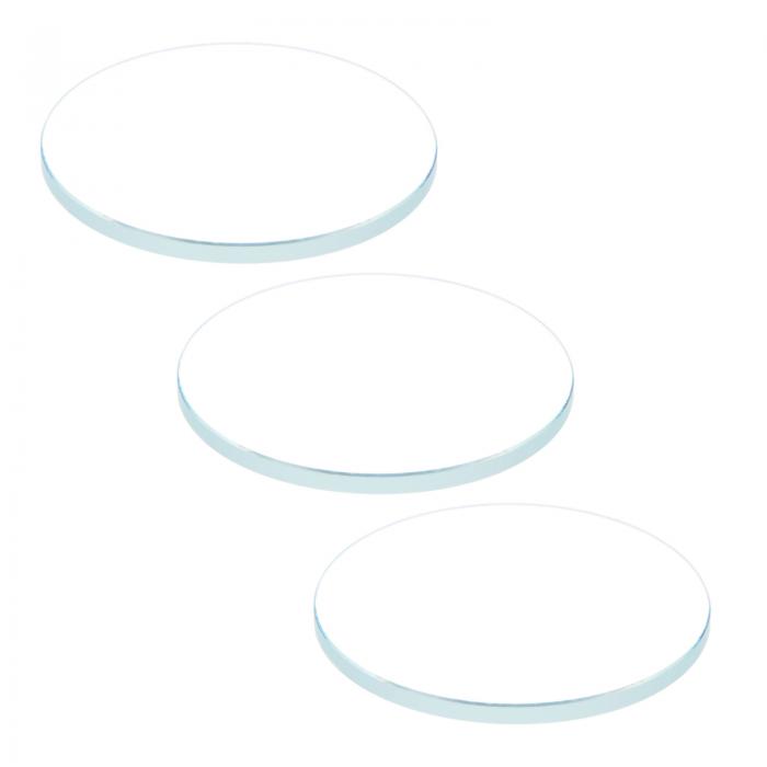 ARコーティングウォッチレンズ 35mmx1.5mm ラウンドフラットミネラルウォッチ水晶ガラス 3個