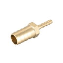 真鍮減速バーブ?ホース継手ストレートコネクタカプラーチューブアダプター 12mm x 4mmバーブ(1個)