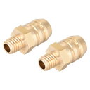 真鍮製フィッティングコネクタメトリック?オス-バーブ 8mm x M5x0.8(2個)