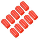 PATIKIL 10 mm プールヒントカバー 10個 ビリヤードキューチッププロテクター ラバープールキューヒントヘッドツール スヌーカーアクセサリー ビリヤ...