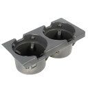 X AUTOHAUX センターコンソールカップホルダー プラスチック製 グレー インサートアセンブリ 51168248504 BMW用 E46 1999-2005