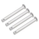 単穴クレビスピン?6mm x 50mm?フラットヘッド?304ステンレス鋼?リンクヒンジピン 4個(4)