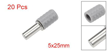 ソウテン uxcell 棚ブラケットペグ 棚ホルダーサポートピン ステンレス鋼 5x25 mm 20個入り