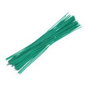 50個入り 20AWG 両端めっきコネクタワイヤー 1ピン 20cm 電気ジャンパーワイヤー 半田付け端子 フライングワイヤー 内部接続用 緑