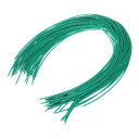 50個入り 20AWG 両端めっきコネクタワイヤー 1ピン 40cm 電気ジャンパーワイヤー 半田付け端子 フライングワイヤー 内部接続用 緑