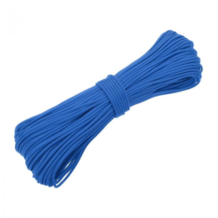 PATIKIL 550lb パラコードロープ 200ft、4mm テントロープ、7本編みのコアヘビーデューティーコード、アウトドアキャンプハイキングテントサバイバルユーティリティロープ、ブルー
