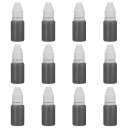 PATIKIL 0.33oz インクリフィルスタンプパッド 12個 10mlスタンプパッドインクリフィル オフィススタンプセルフインキングスタンプ 日付スタンプ...