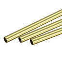 真ちゅうラウンドチューブ パイプチューブ 外径8 mm 壁の厚さ0.25 mm 長さ300 mm 3個
