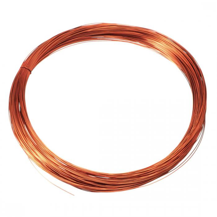 エナメル銅線 巻線コイル マグネットワイヤー 直径0.19mm 長さ20M トランスインダクタ用 1