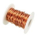 エナメル銅線 巻線コイル マグネットワイヤー 直径1.5mm 長さ10M トランスインダクタ用