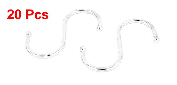 ソウテン S状フック クラスプ ステンレス製 キッチンウェア 20個入 シルバートーン