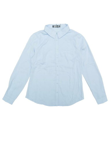 Allegra K ブラウス レディース 長袖 シフオンブラウス 折り襟 シャツ オフィス カジュアル トップス 着痩せ おしゃれ 通勤 ソリッドスカイブルー XL Allegra K ブラウス レディース 長袖 シフオンブラウス 折り襟 シャツ オフィス カジュアル トップス 着痩せ おしゃれ 通勤 ソリッドスカイブルー XL