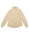 Allegra K ブラウス レディース 長袖 シフオンブラウス 折り襟 シャツ オフィス カジュアル トップス 着痩せ おしゃれ 通勤 ソリッドカーキ M