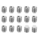 PATIKIL M5x5 mm ナイロン先端イモネジ 15個 メートル六角ソケットヘッド カップポイントアンチスリップセット ネジ 内部六角ドライブ ハードウェア 304ステンレス鋼
