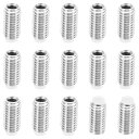 PATIKIL M5x10 mm ナイロン先端イモネジ 15個 メートル六角ソケットヘッド カップポイントアンチスリップセット ネジ 内部六角ドライブ ハードウ...