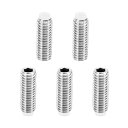 PATIKIL M5x14 mm ナイロン先端イモネジ 5個 メートル六角ソケットヘッド カップポイントアンチスリップセット ネジ 内部六角ドライブ ハードウェ...