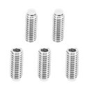 PATIKIL M6 x 14 mm ナイロン先端イモネジ 5個入り メートル六角ソケットヘッド カップポイント 滑り止めセットスクリュー 内部ヘックス ドライ...